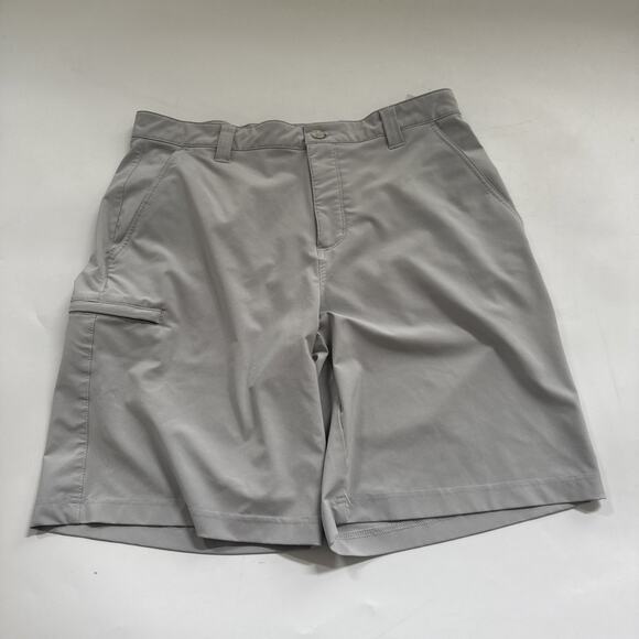 Columbia PFG Shorts Mens 34 Gray 10" Hiking Outdoors Performance - Picture 1 of 9